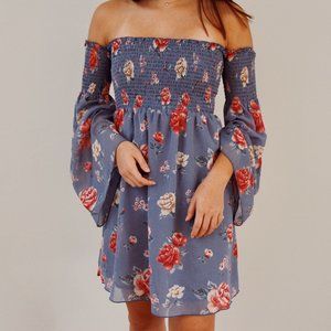 SOLD Forever 21 Off the Shoulder Floral Dress